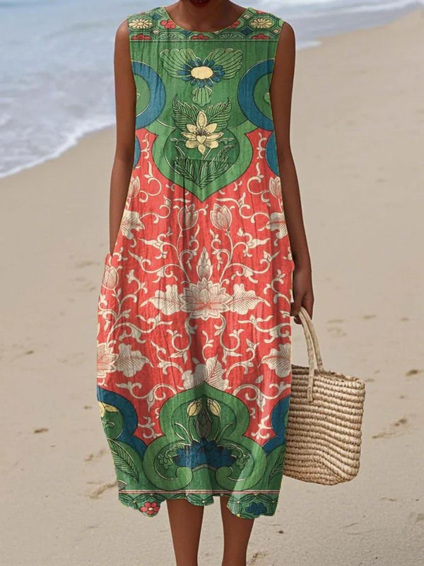Vera | Robe Midi Bohémienne
