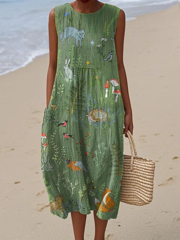 Speranza | Vestido Midi Woodland