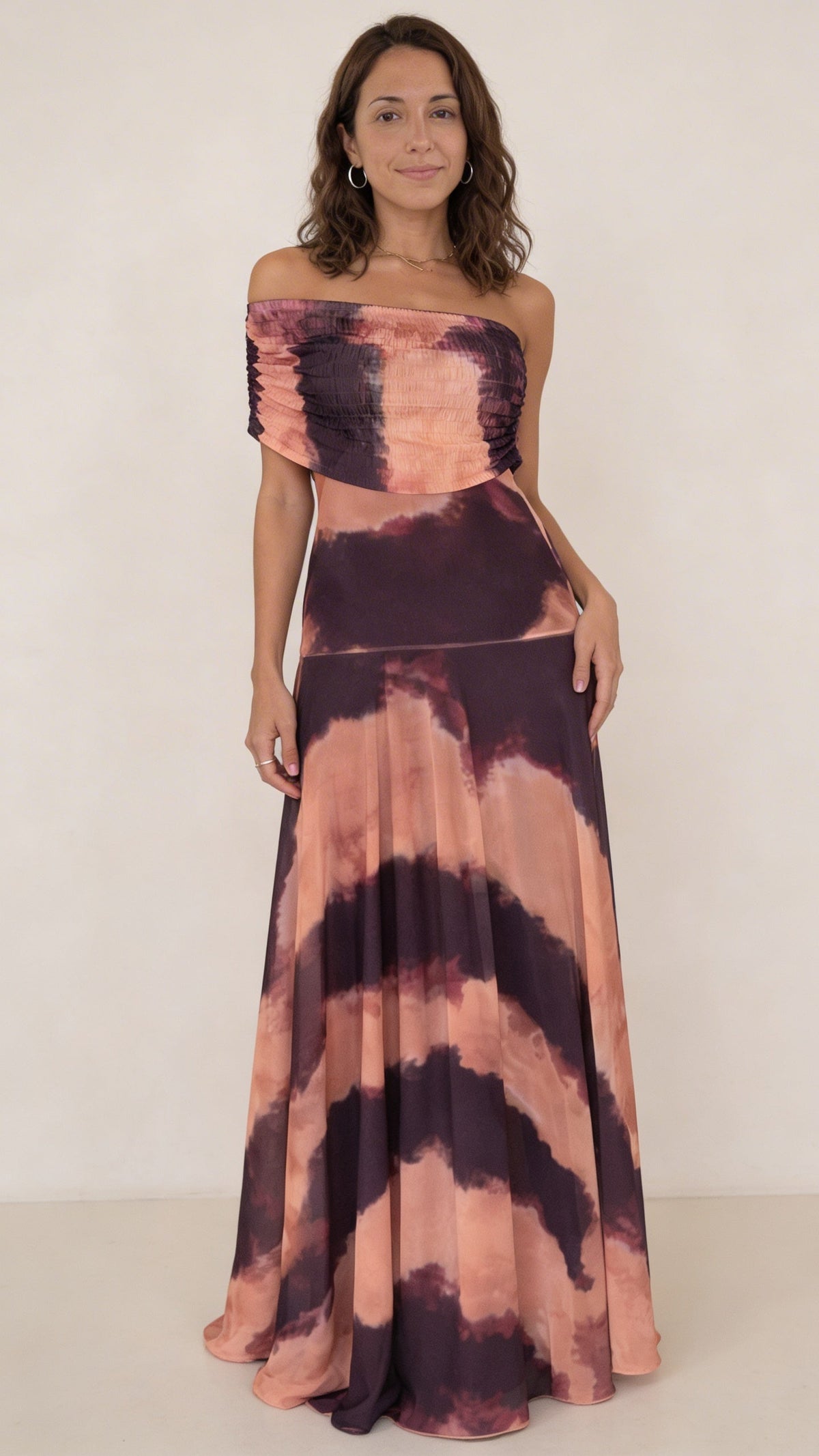 Soleil | Robe maxi tie dye
