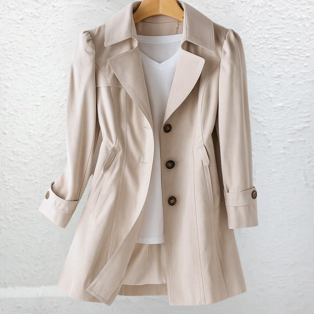 Caterina™ | Manteau Vintage Élégant