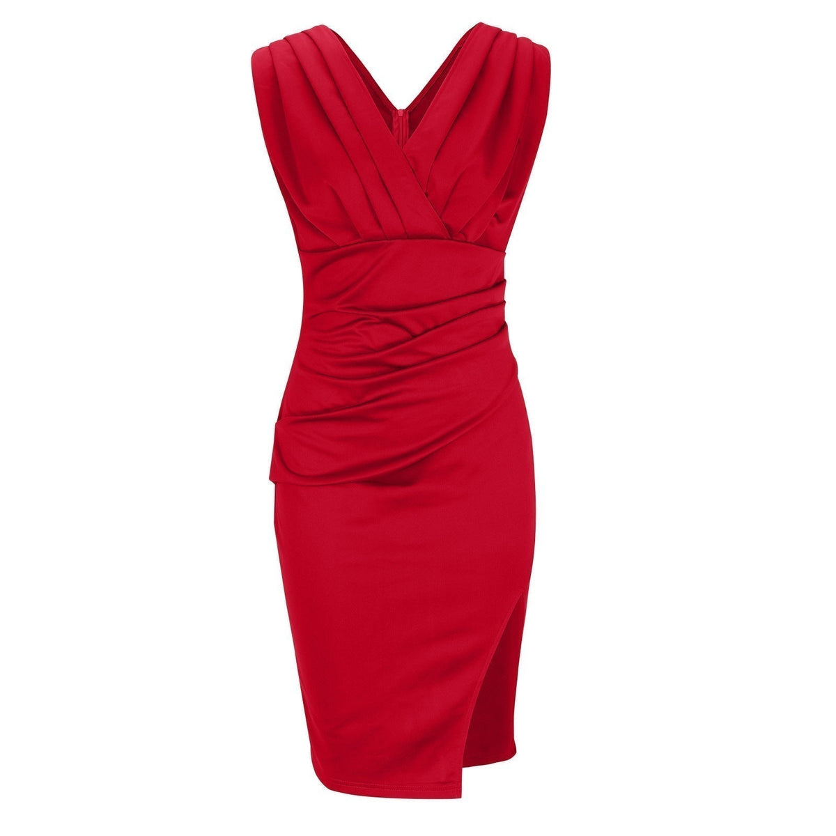 ADRIENNE | Robe Drapée Élégante avec Silhouette Sculptante