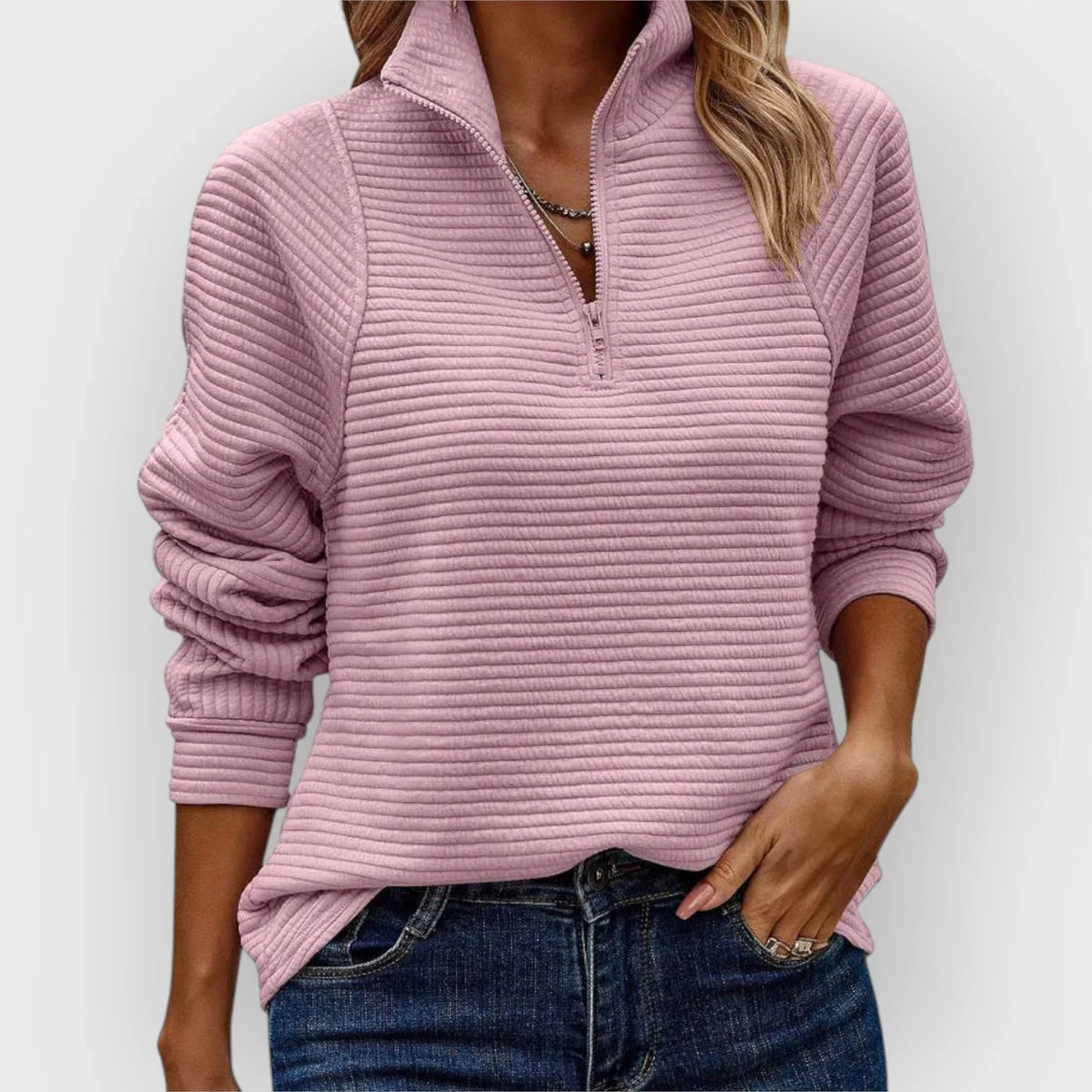 Serena | Pull à col zippé
