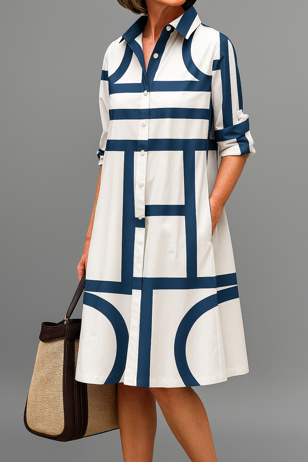 Anette - Robe Midi Satin Éternelle
