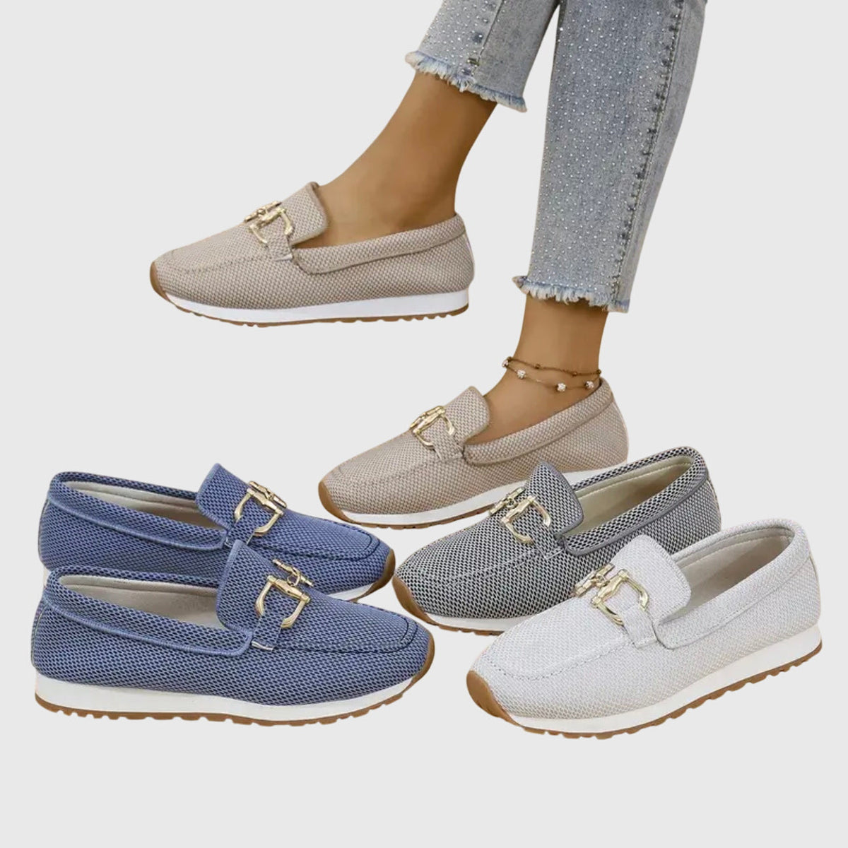 Susie | Chaussures mocassins orthopédiques.