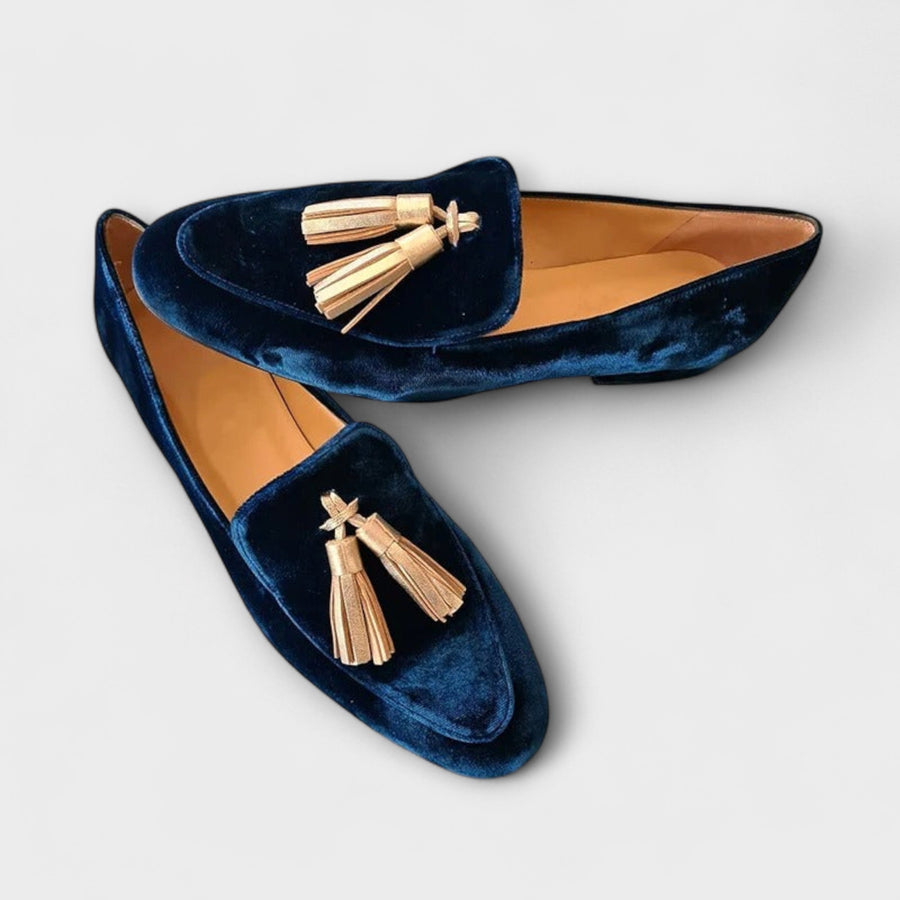 ALESSIA | Mocassins vintage élégants avec franges décoratives pour un style distinctif