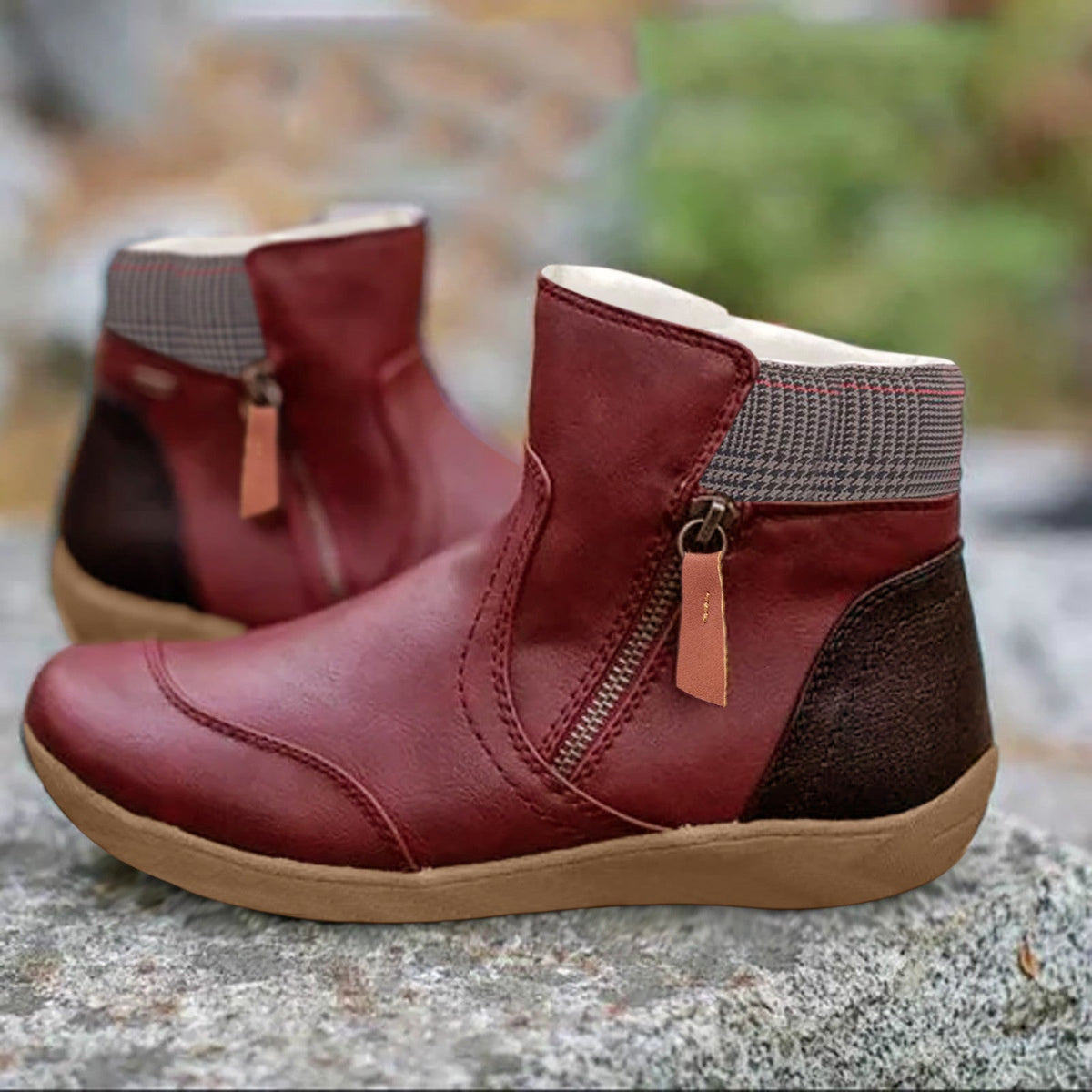 Bottes de Support en Cuir Toutes Saisons
