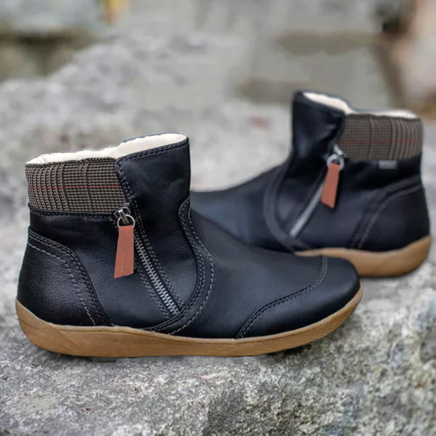 Bottes de Support en Cuir Toutes Saisons