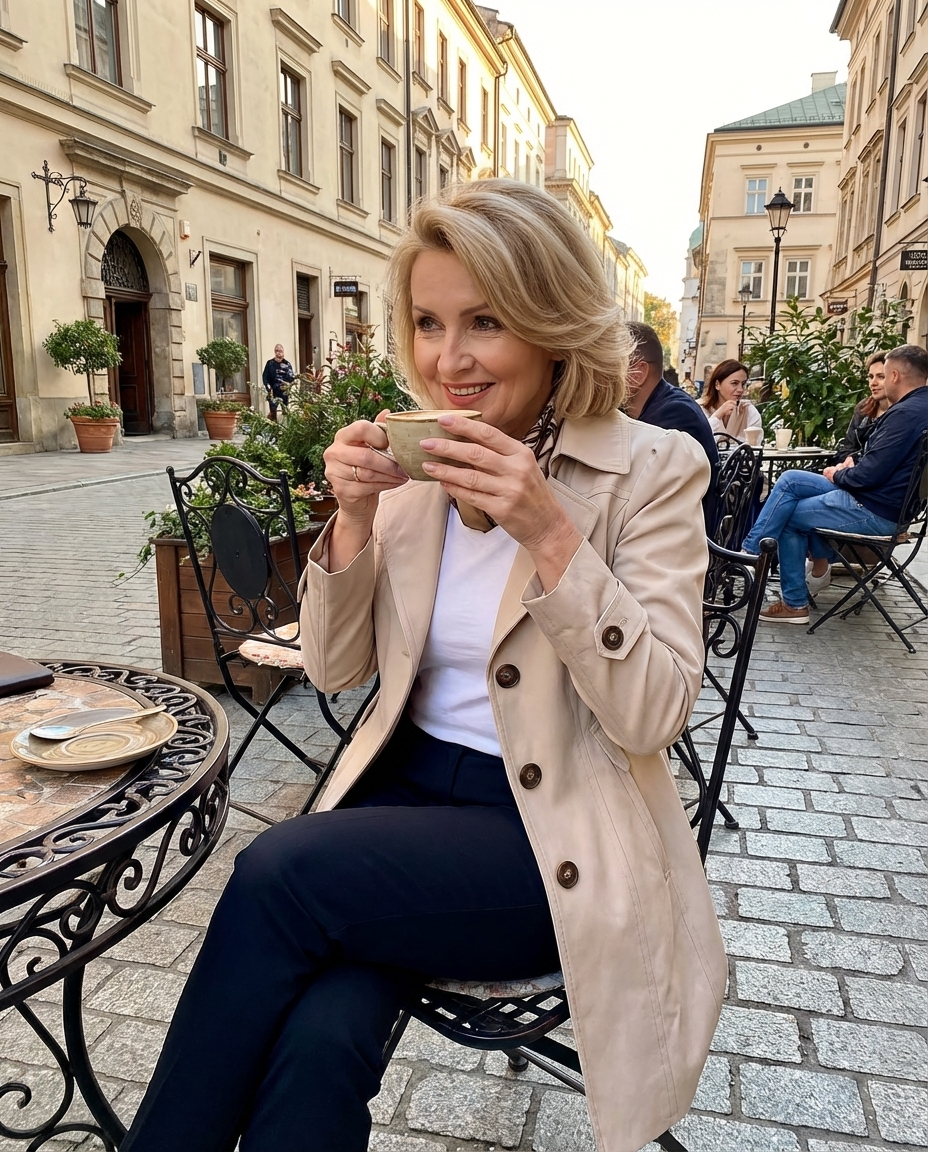 Caterina™ | Manteau Vintage Élégant