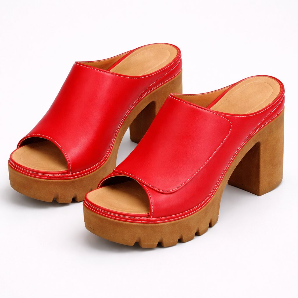 Mizella | Sandales Plateforme Élégantes à Talon Épais