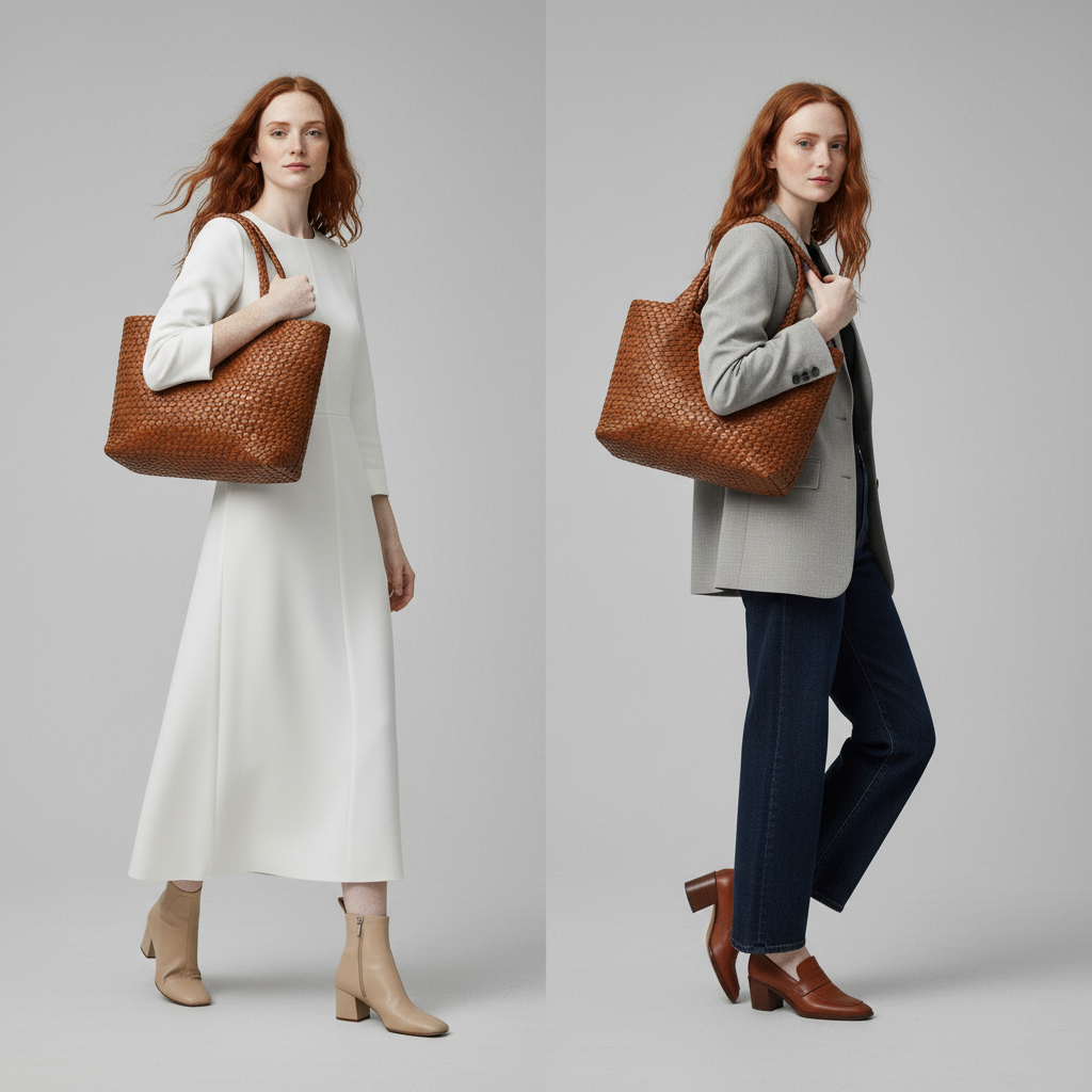 Heritage™ | Sac fourre-tout en cuir fait main Lana