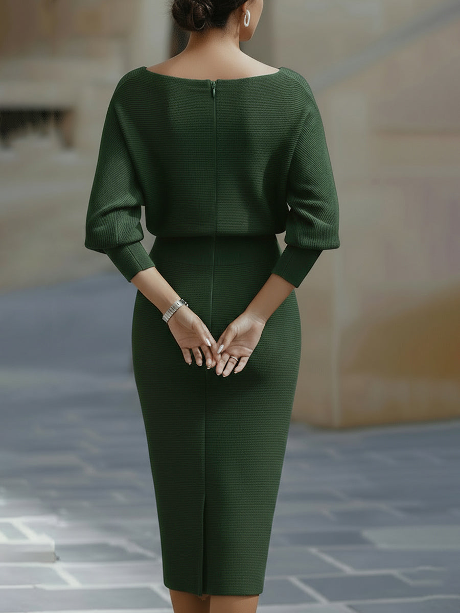 Lydia | Robe Midi Élégante pour Tous les Jours
