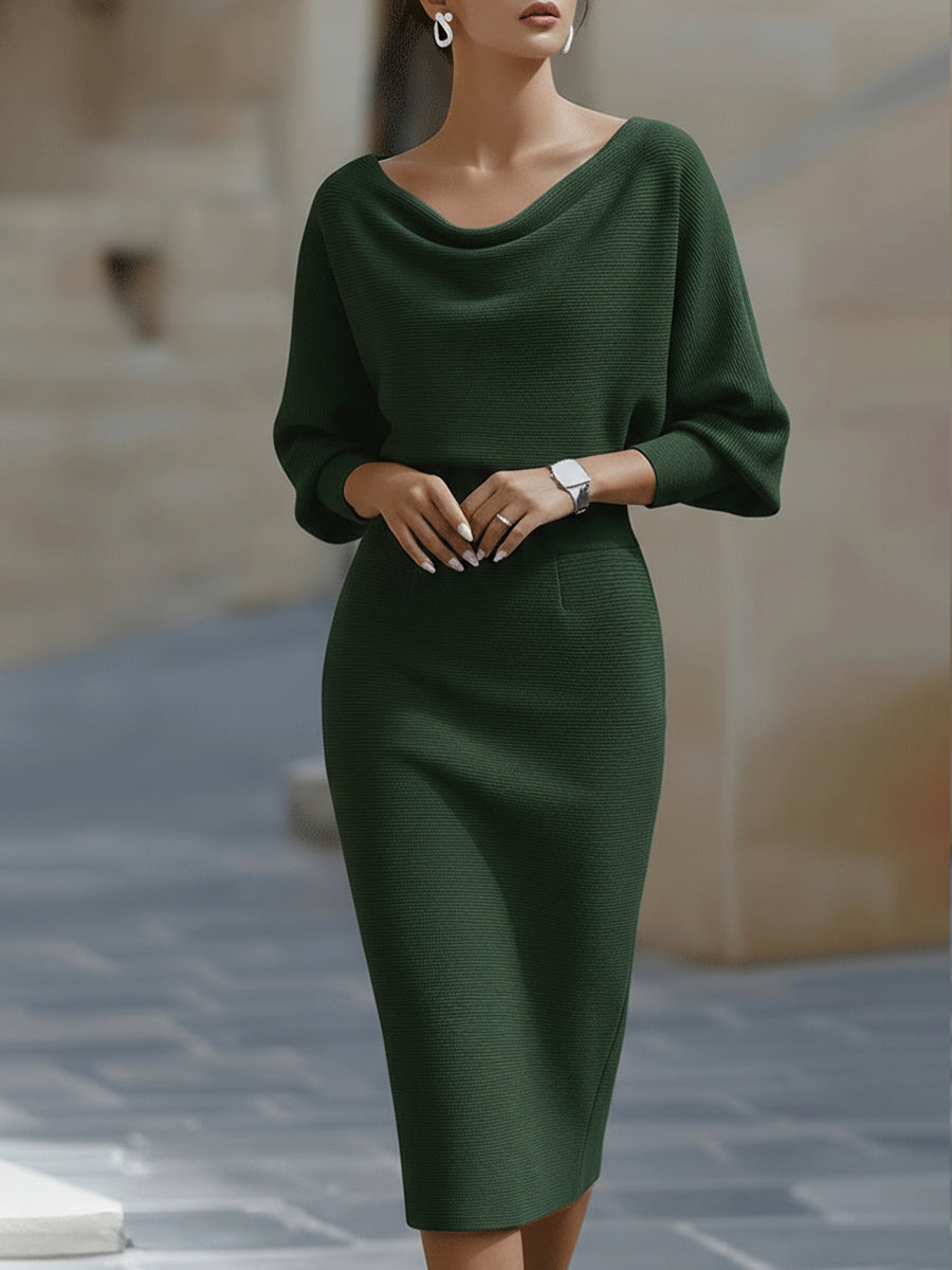 Lydia | Robe Midi Élégante pour Tous les Jours
