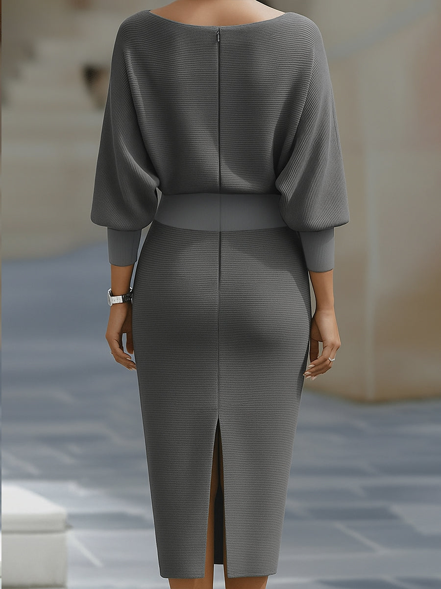 Lydia | Robe Midi Élégante pour Tous les Jours