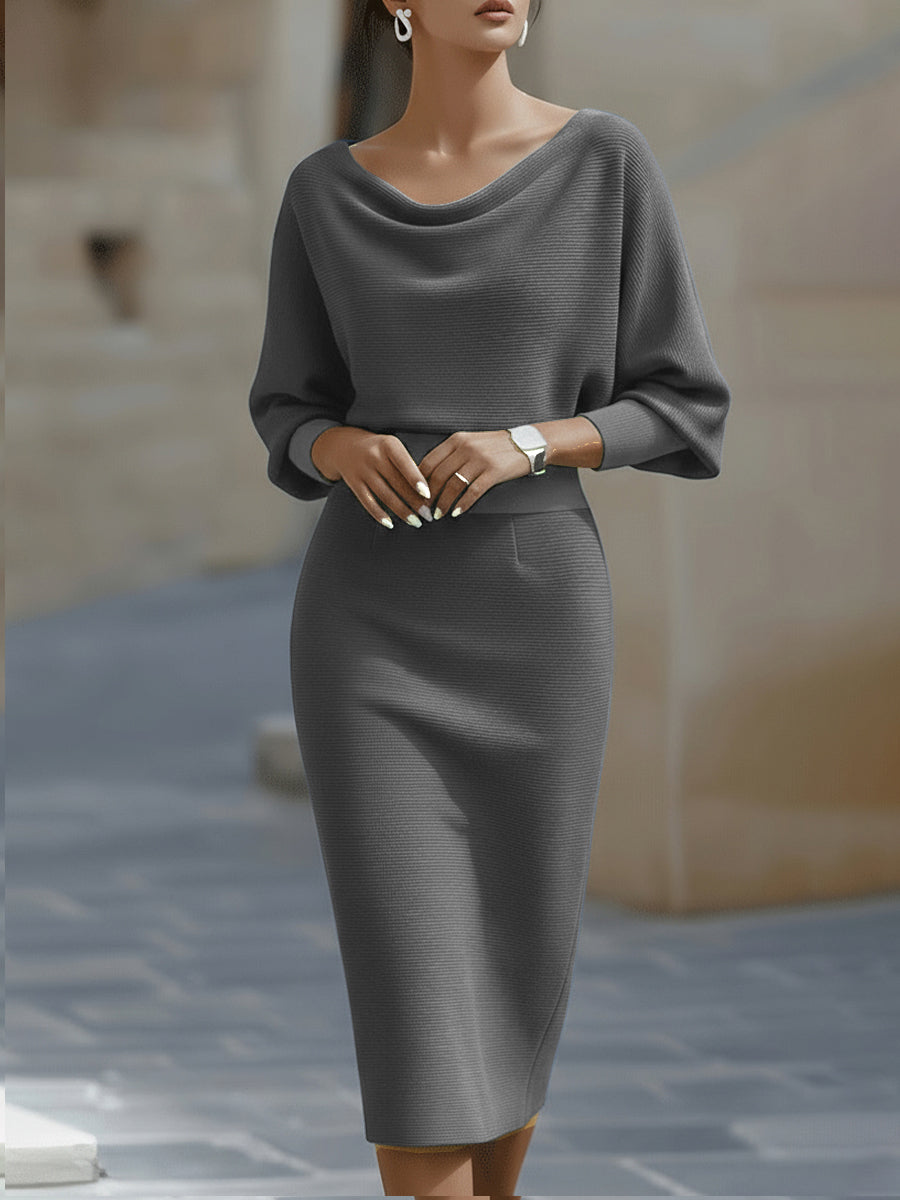 Lydia | Robe Midi Élégante pour Tous les Jours