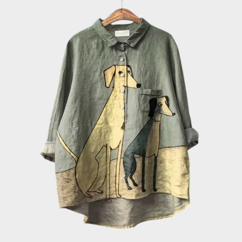 Amélie | Chemise d'Été Élégante en Lin