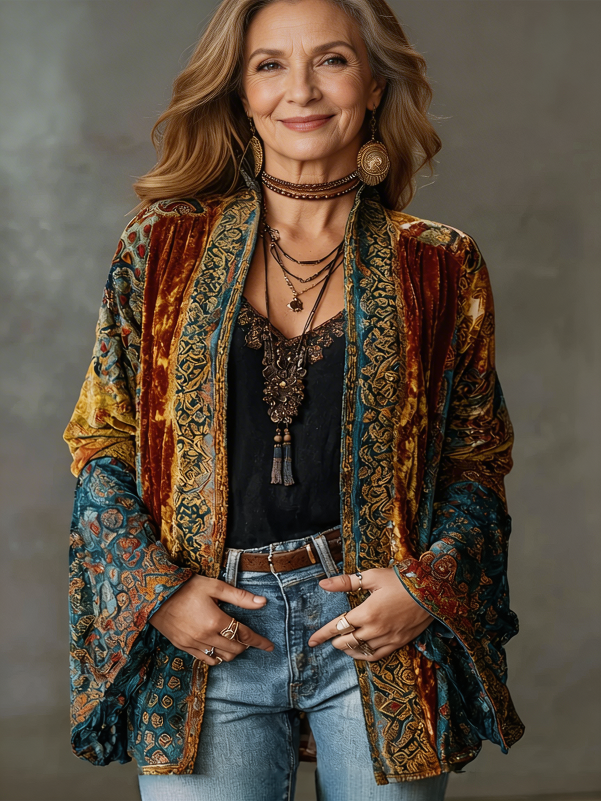 Aria | Veste Kimono Bohème