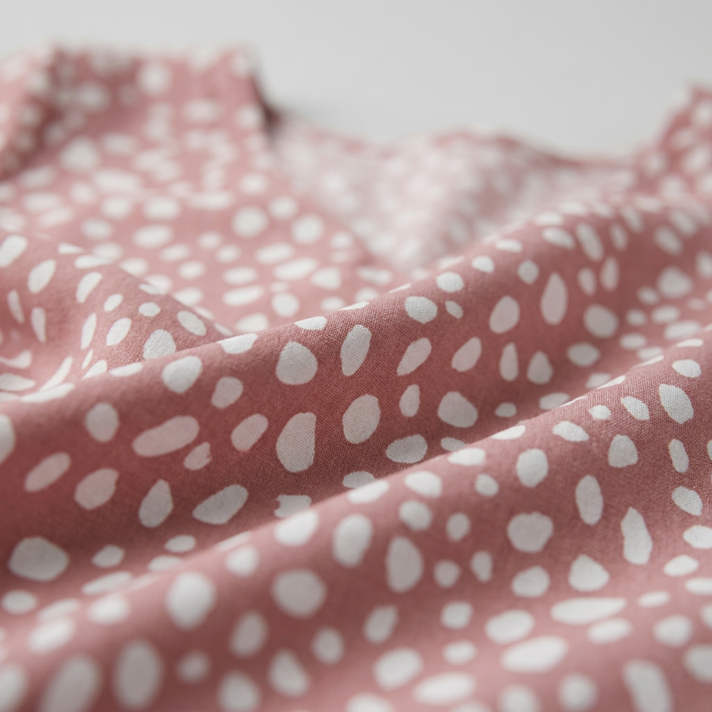 Camille | Robe midi élégante à pois qui aplatit le ventre