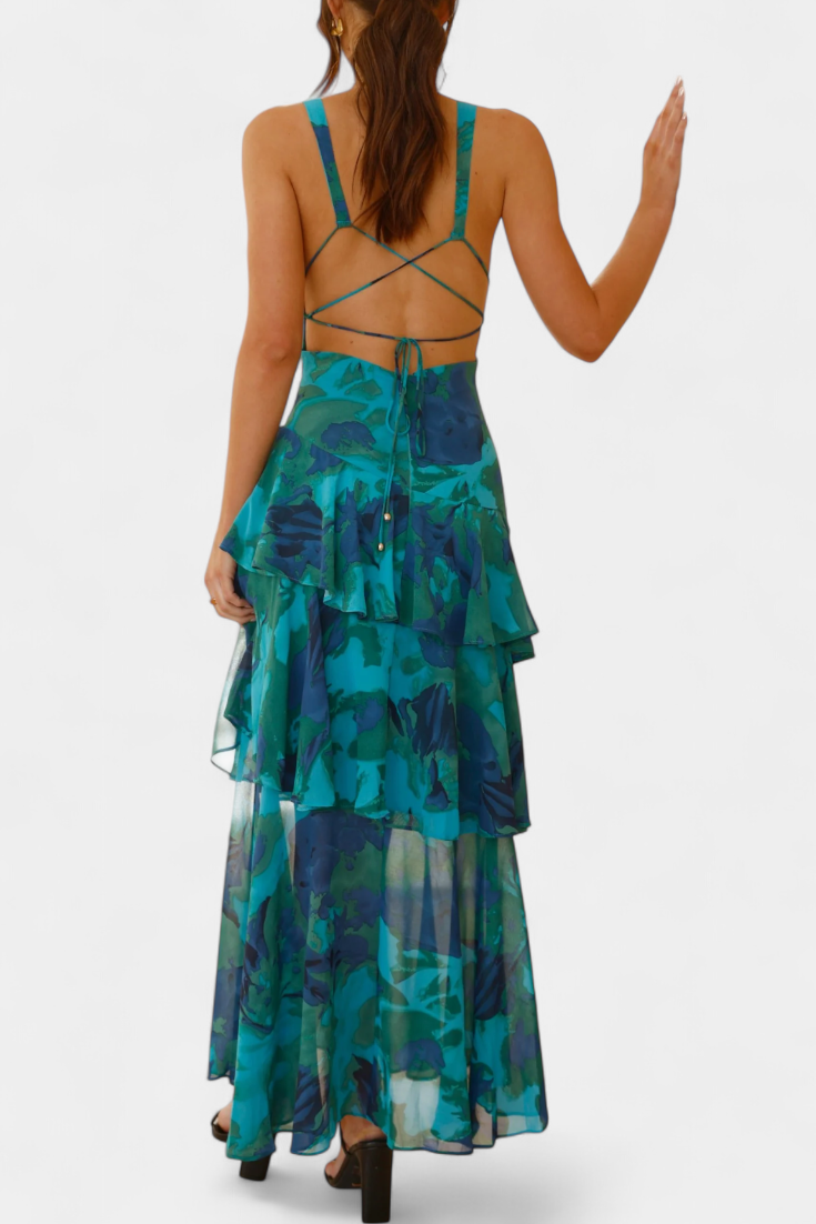 Domenica | Robe en georgette V