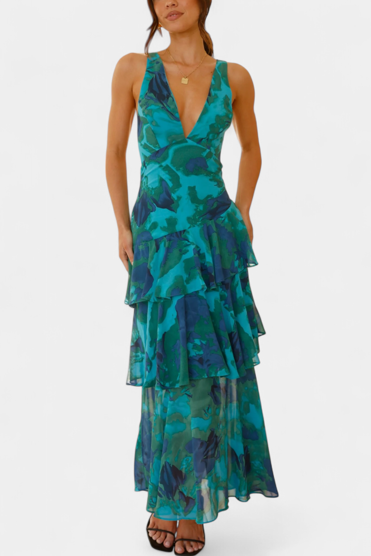 Domenica | Robe en georgette V