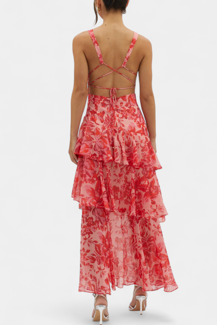 Domenica | Robe en georgette V
