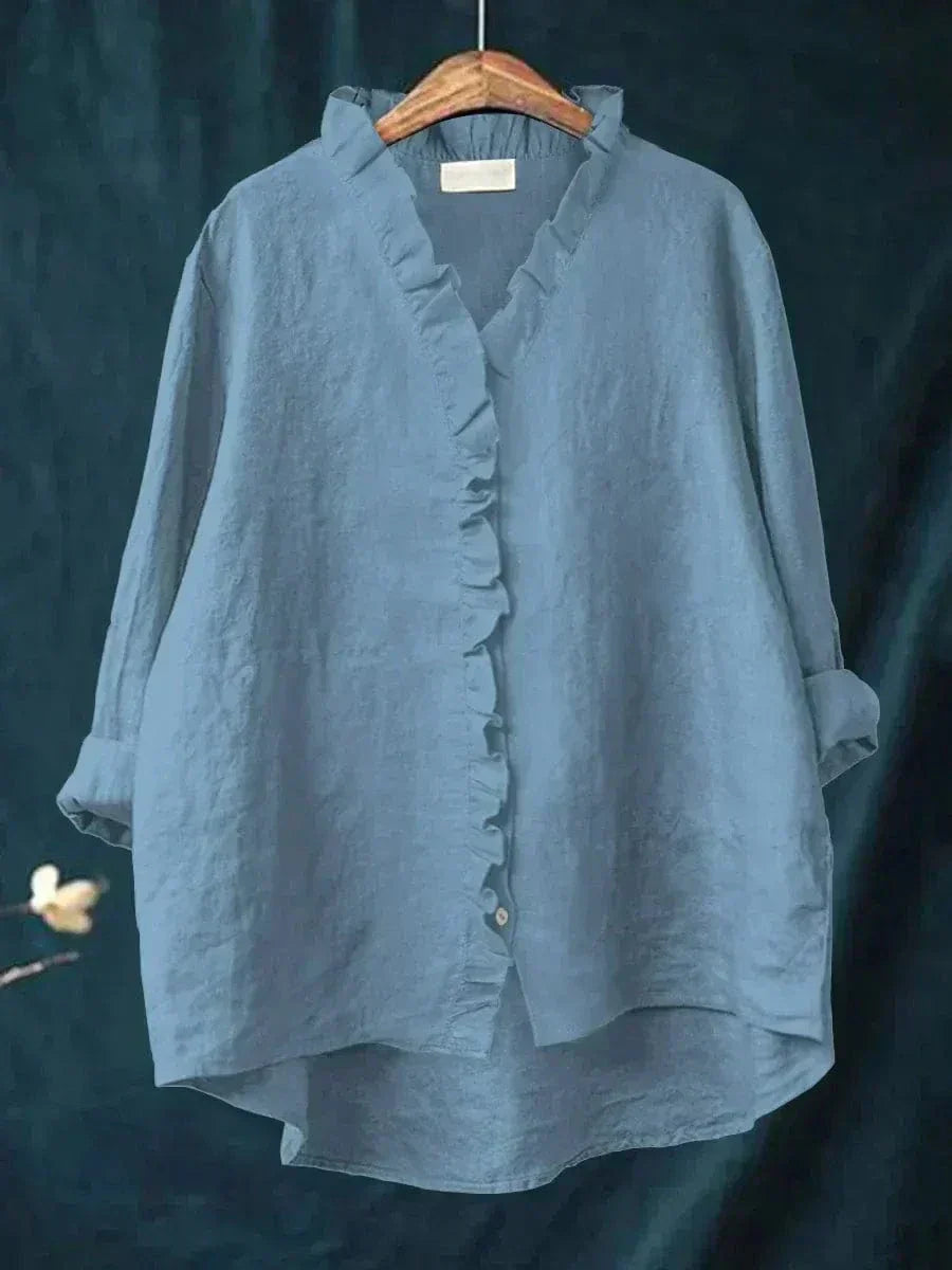 Eline | Blouse d'Été Élégante en Lin