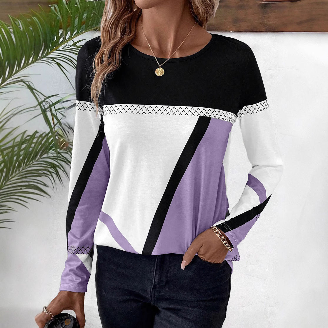 Christina | Chemise à Manches Longues Élégante