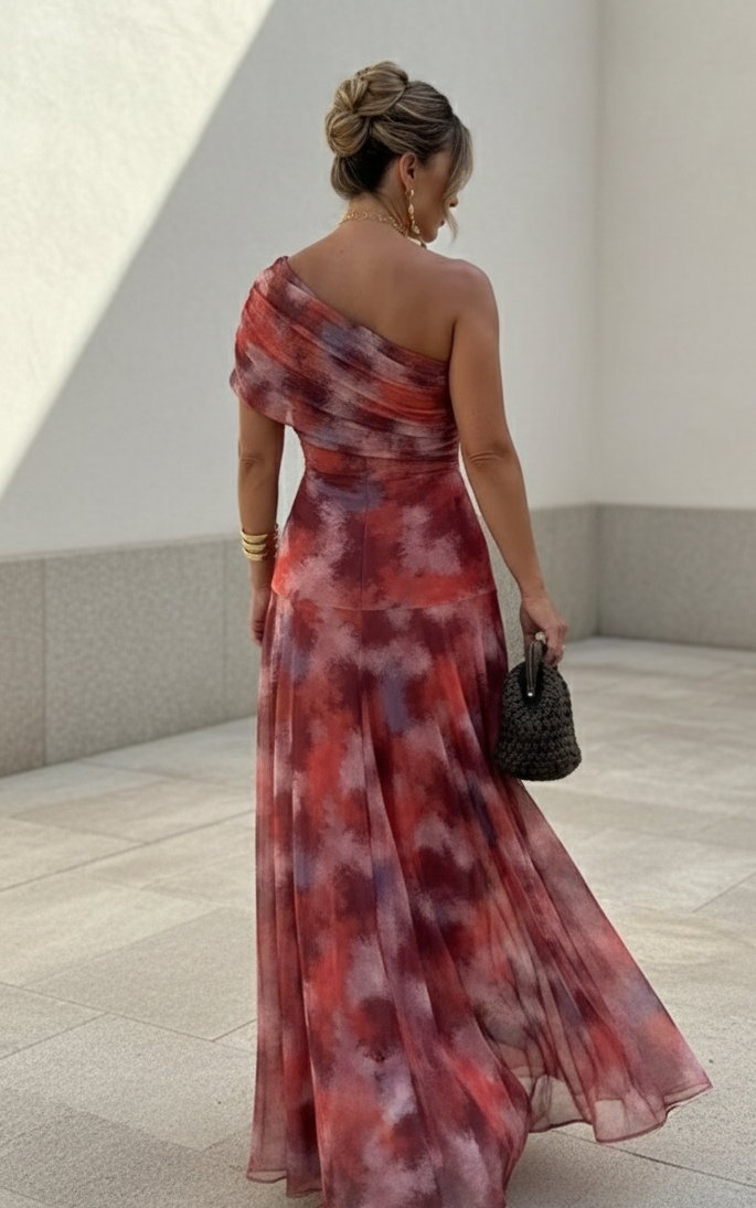 Uma | Robe fluide large avec un design élégant