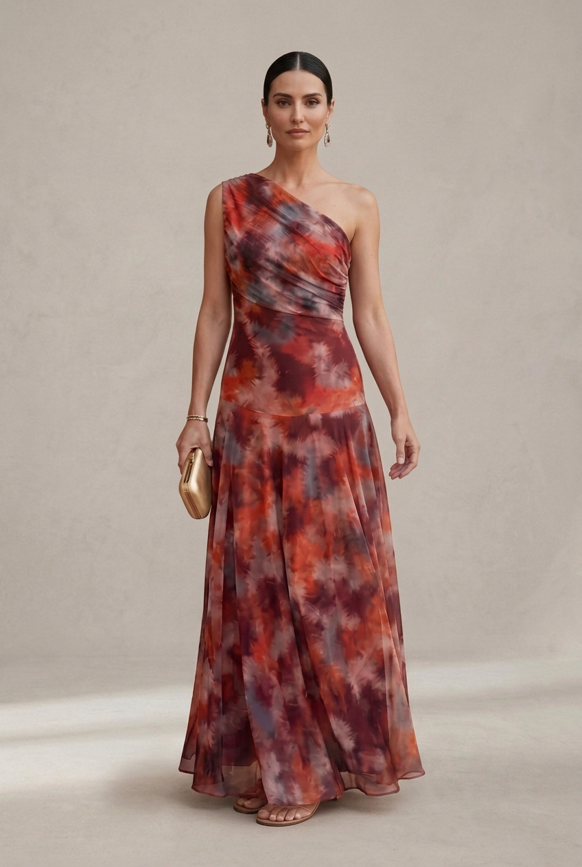 Uma | Robe fluide large avec un design élégant